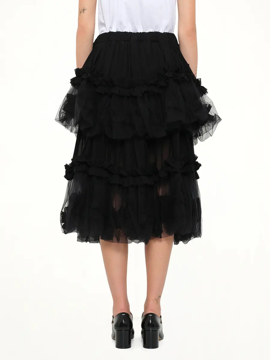 NOIR KEI NINOMIYA Organza Gathered Skirt | Thumbnail 5