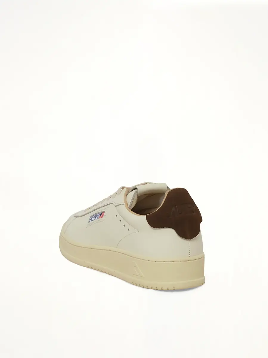 Autry Dallas Low Top Sneaker in Marshmallow/teak | Thumbnail 3