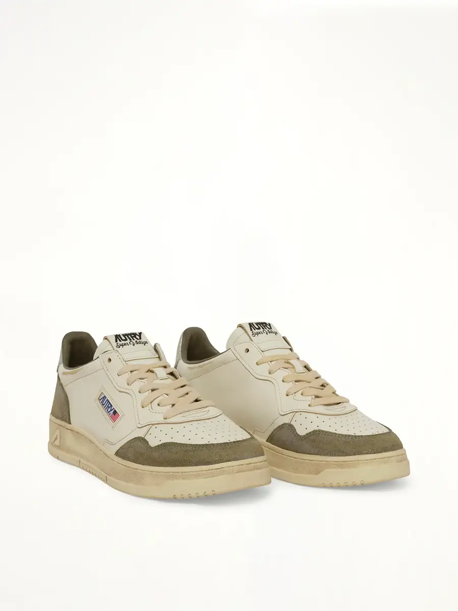 Autry Super Vintage Sneaker in Lizard/silver | Thumbnail 2 Autry Super Vintage Sneaker in Lizard/silver | Thumbnail 2