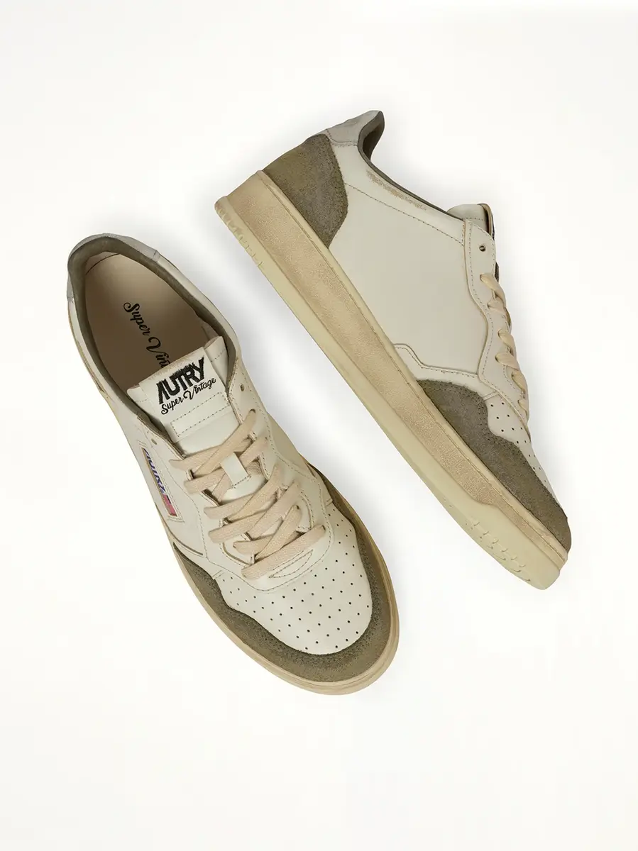 Autry Super Vintage Sneaker in Lizard/silver | Thumbnail 4 Autry Super Vintage Sneaker in Lizard/silver | Thumbnail 4