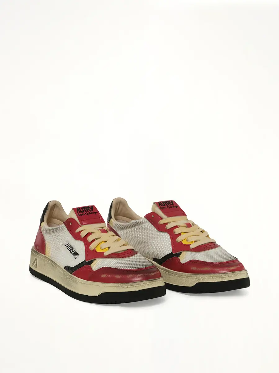 Autry Super Vintage Sneaker in White/red | Thumbnail 2 Autry Super Vintage Sneaker in White/red | Thumbnail 2