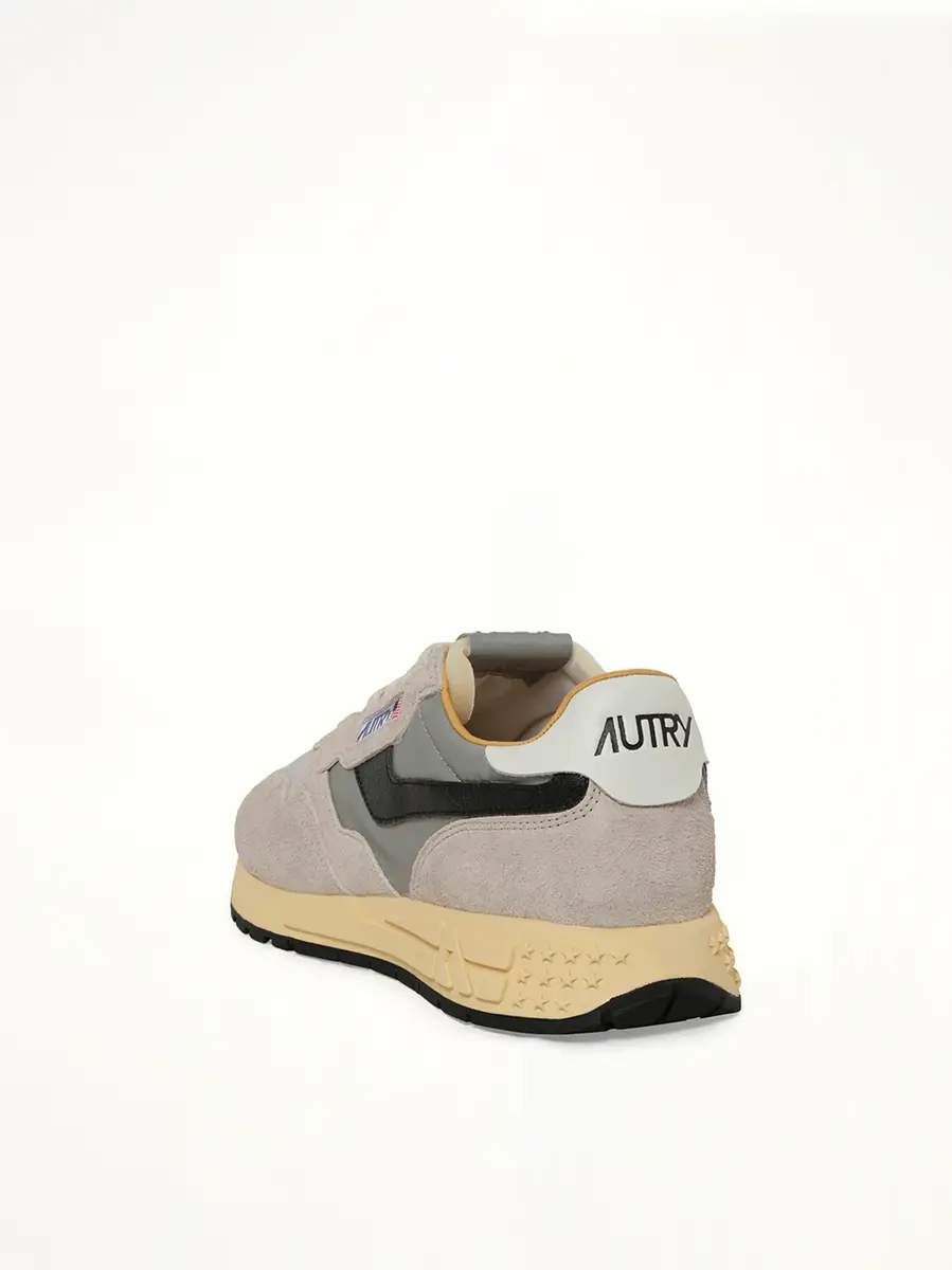 Autry Reelwind Low Top Sneaker in Grey/silver | Thumbnail 3 Autry Reelwind Low Top Sneaker in Grey/silver | Thumbnail 3