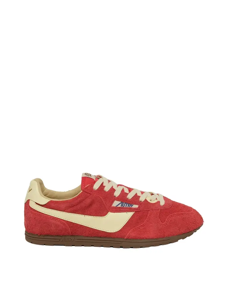 Autry Windspin Low Sneaker in Red/rutabaga