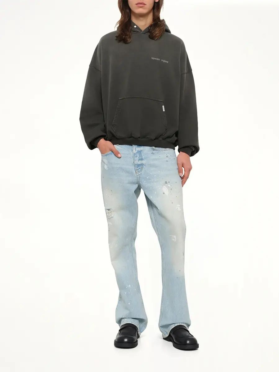Represent Resent Hoodie in Ash | Thumbnail 4 Represent Resent Hoodie in Ash | Thumbnail 4