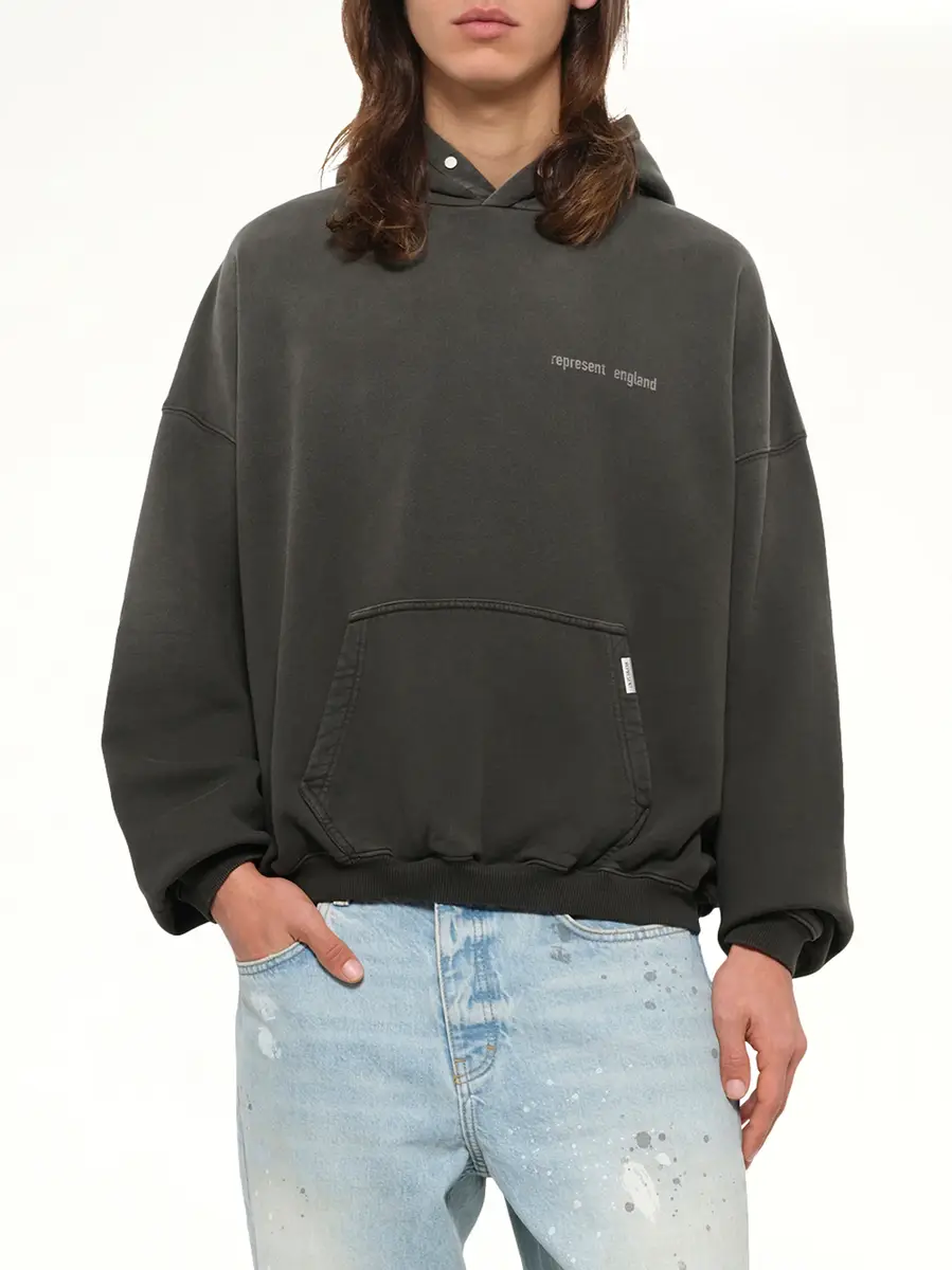 Represent Resent Hoodie in Ash | Thumbnail 6 Represent Resent Hoodie in Ash | Thumbnail 6