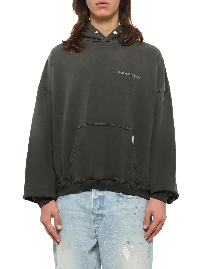 Represent Resent Hoodie in Ash