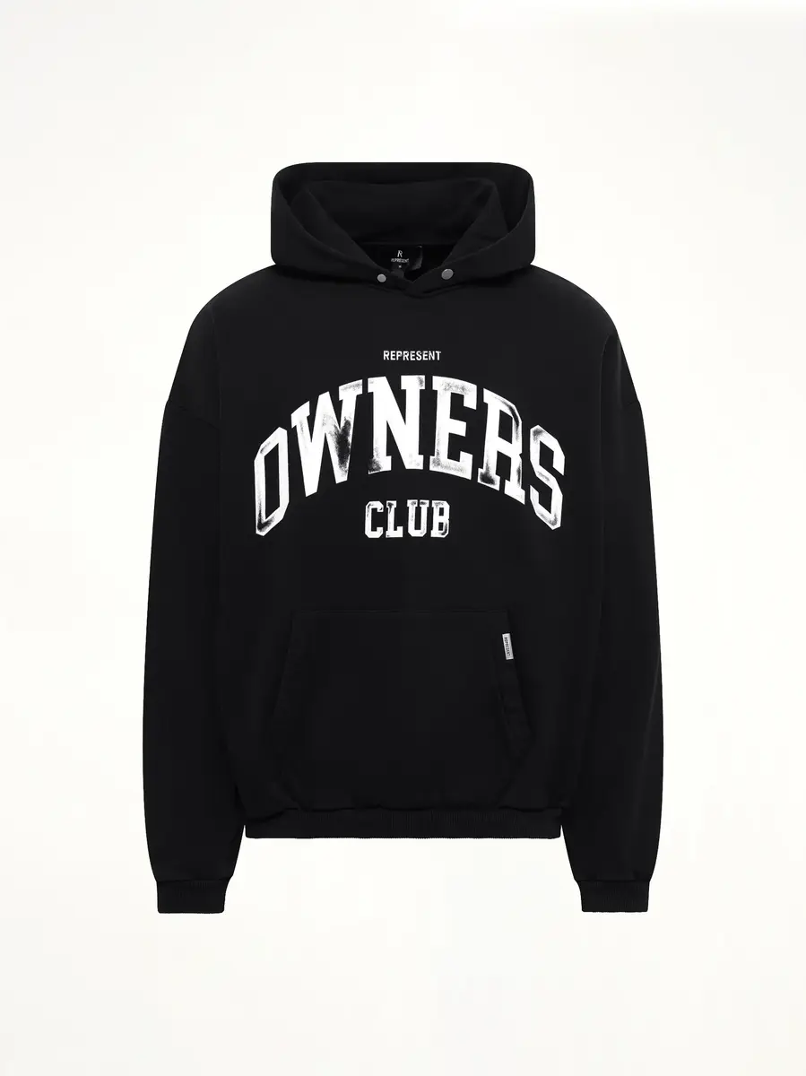 Represent Owners Hoodie in Jet Black | Thumbnail 2 Represent Owners Hoodie in Jet Black | Thumbnail 2