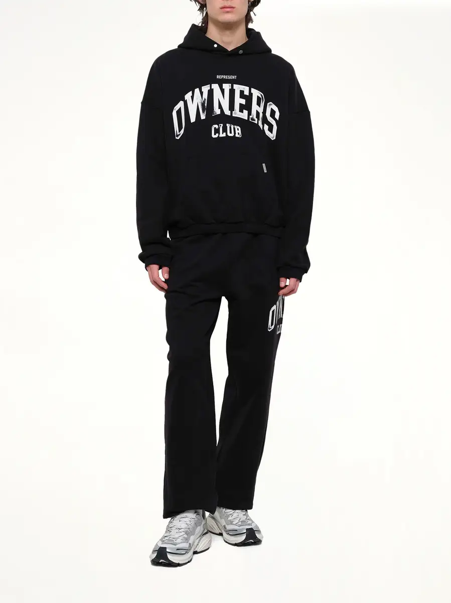 Represent Owners Hoodie in Jet Black | Thumbnail 4 Represent Owners Hoodie in Jet Black | Thumbnail 4