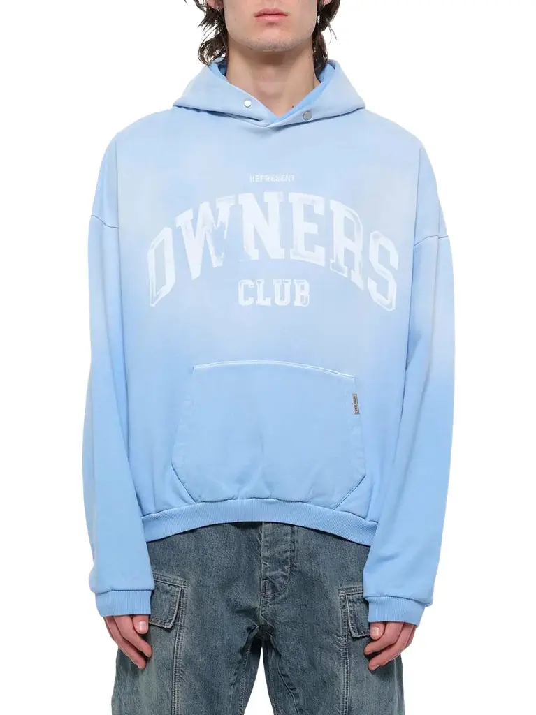 Represent Owners Hoodie in Sky Blue