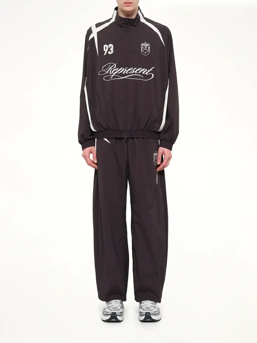 Represent Woven Track Star Jacket in Jet Black | Thumbnail 7