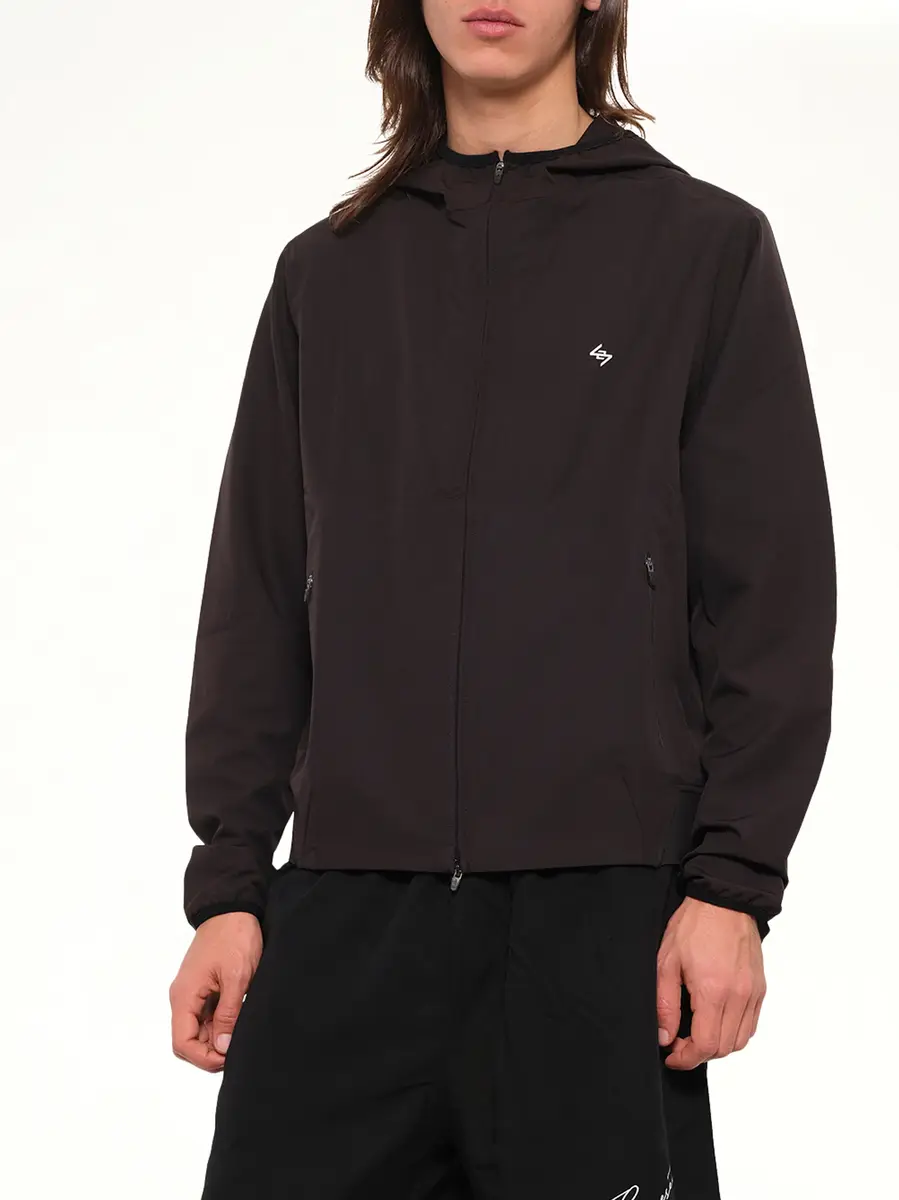 Represent 247 Bonded Running Jacket in Jet Black | Thumbnail 6 Represent 247 Bonded Running Jacket in Jet Black | Thumbnail 6