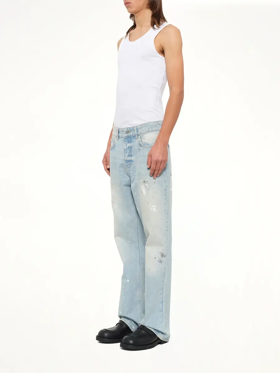 Represent Painted Denim Jeans in Coastal Blue | Thumbnail 6 Represent Painted Denim Jeans in Coastal Blue | Thumbnail 6