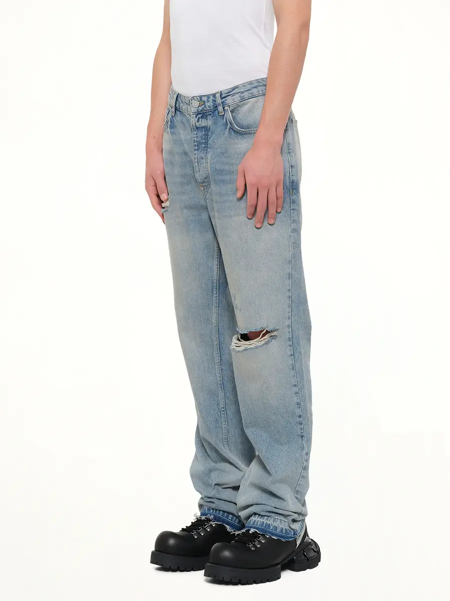 Represent Heaton Denim in Light Vintage Blue | Thumbnail 3 Represent Heaton Denim in Light Vintage Blue | Thumbnail 3
