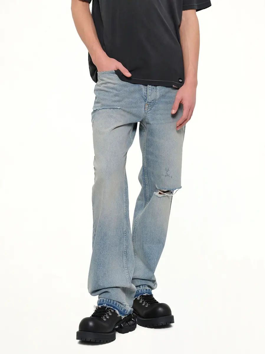 Represent Heaton Denim in Light Vintage Blue | Thumbnail 4 Represent Heaton Denim in Light Vintage Blue | Thumbnail 4
