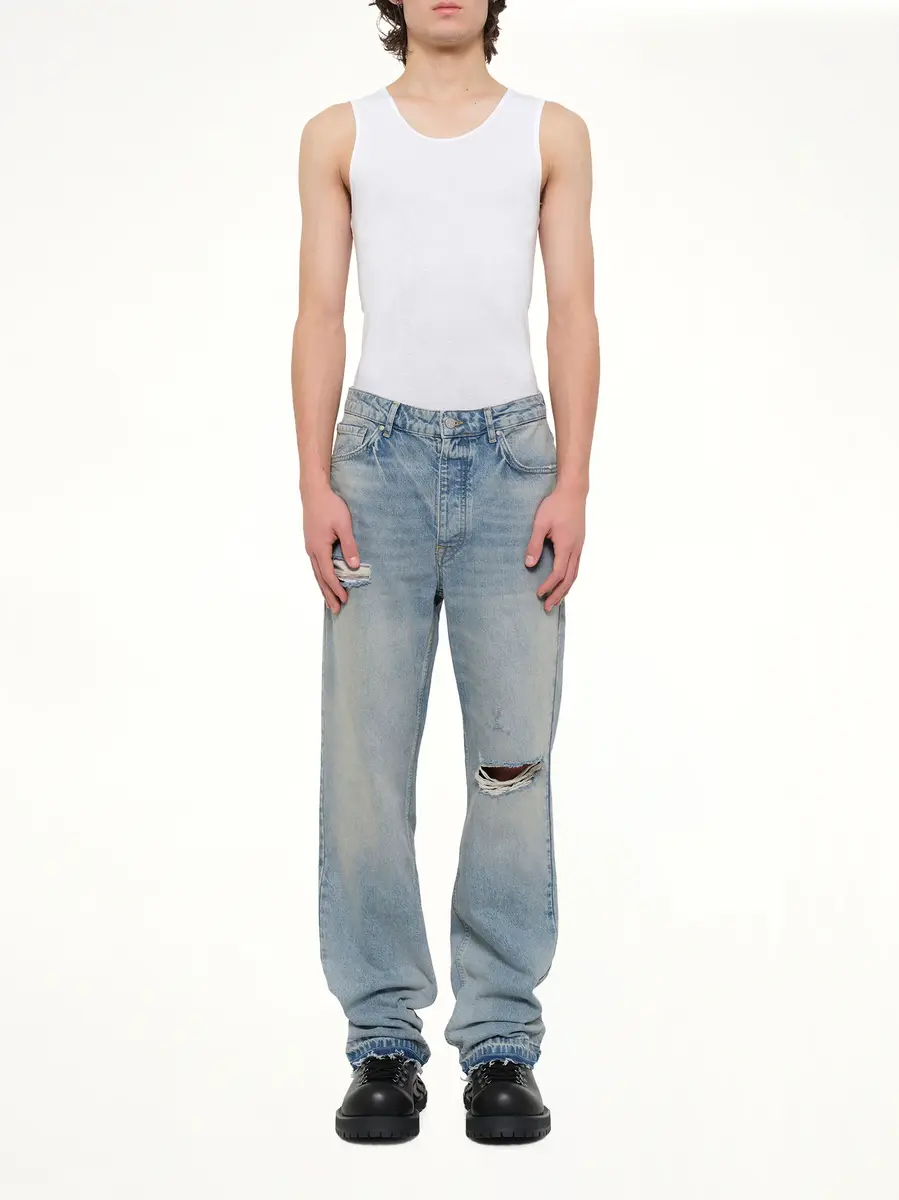 Represent Heaton Denim in Light Vintage Blue | Thumbnail 7 Represent Heaton Denim in Light Vintage Blue | Thumbnail 7