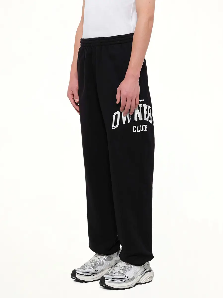 Represent Owners Sweatpants in Jet Black | Thumbnail 3 Represent Owners Sweatpants in Jet Black | Thumbnail 3