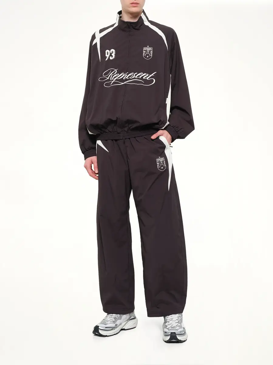 Represent Woven Track Star Pant in Jet Black | Thumbnail 4 Represent Woven Track Star Pant in Jet Black | Thumbnail 4