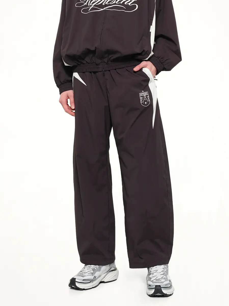 Represent Woven Track Star Pant in Jet Black | Thumbnail 6 Represent Woven Track Star Pant in Jet Black | Thumbnail 6