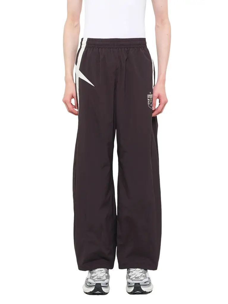 Represent Woven Track Star Pant in Jet Black