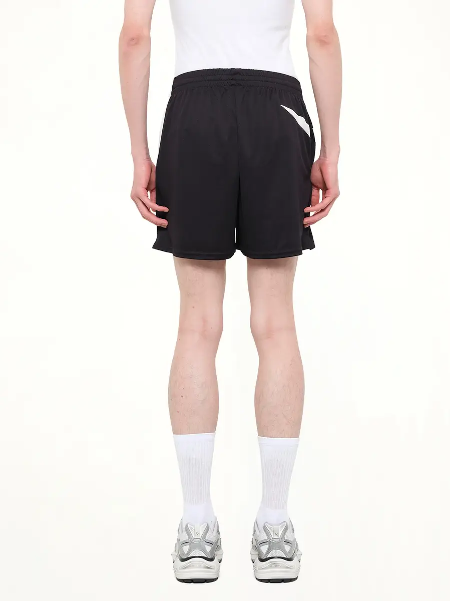 Represent Star Football Panelled Shorts in Jet Black | Thumbnail 5 Represent Star Football Panelled Shorts in Jet Black | Thumbnail 5