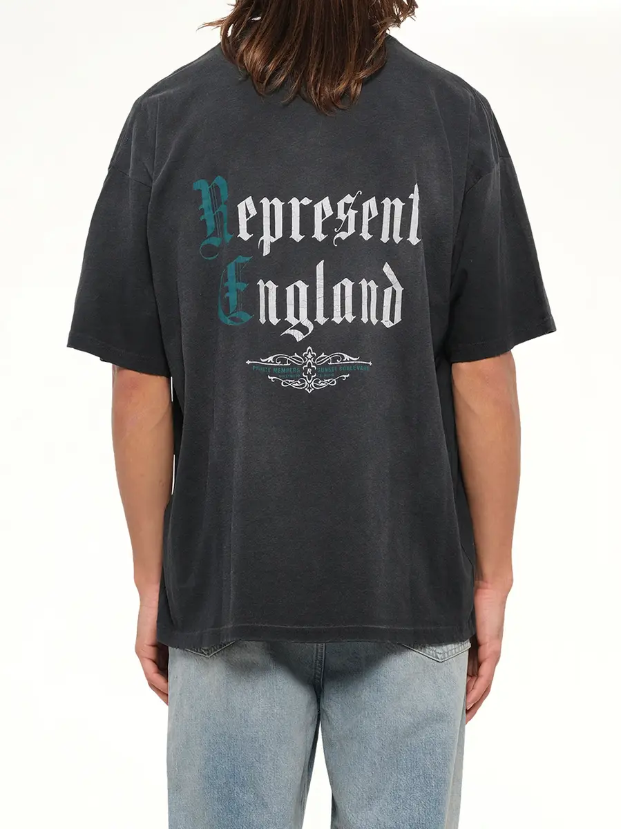 Represent Private Members T-shirt in Stained Black | Thumbnail 5 Represent Private Members T-shirt in Stained Black | Thumbnail 5