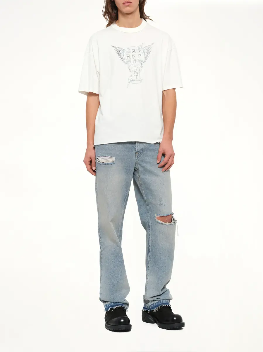 Represent Westside T-shirt in Flat White | Thumbnail 4 Represent Westside T-shirt in Flat White | Thumbnail 4