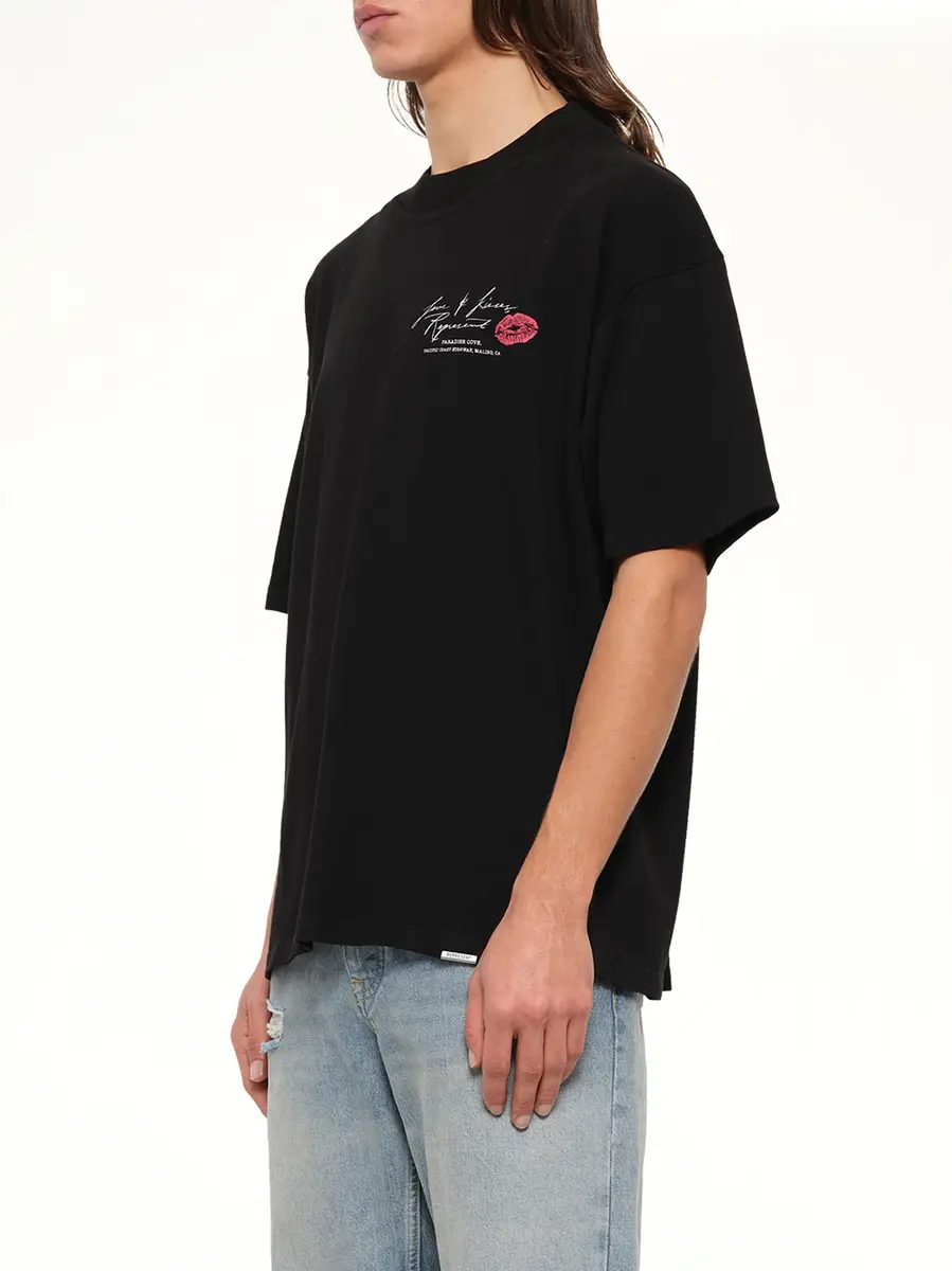 Represent Love And Kisses T-shirt in Jet Black | Thumbnail 3