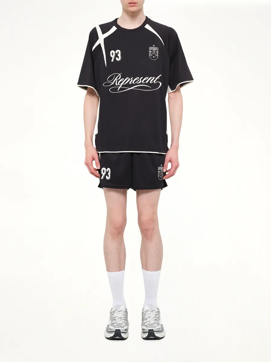 Represent Star Football Top in Jet Black | Thumbnail 7