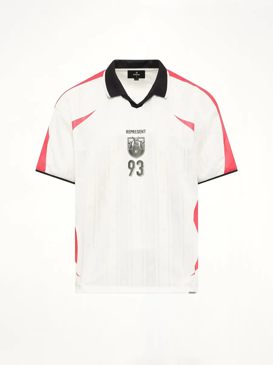 Represent Spike Football Top in Flat White | Thumbnail 2 Represent Spike Football Top in Flat White | Thumbnail 2