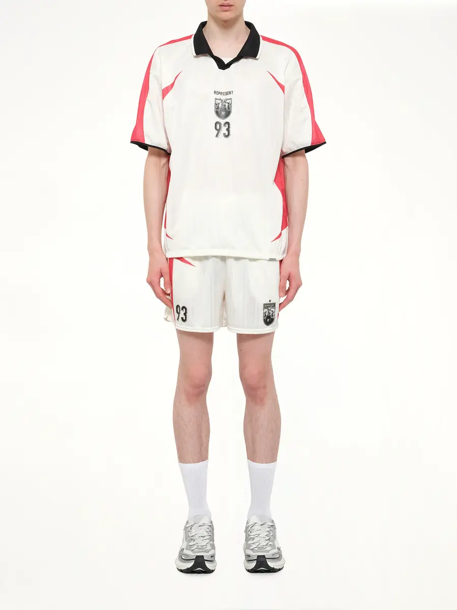 Represent Spike Football Top in Flat White | Thumbnail 7 Represent Spike Football Top in Flat White | Thumbnail 7