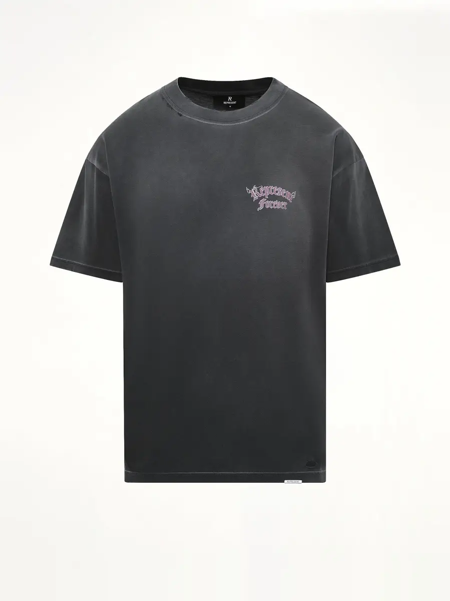 Represent Duality T-shirt in Washed Black | Thumbnail 2 Represent Duality T-shirt in Washed Black | Thumbnail 2