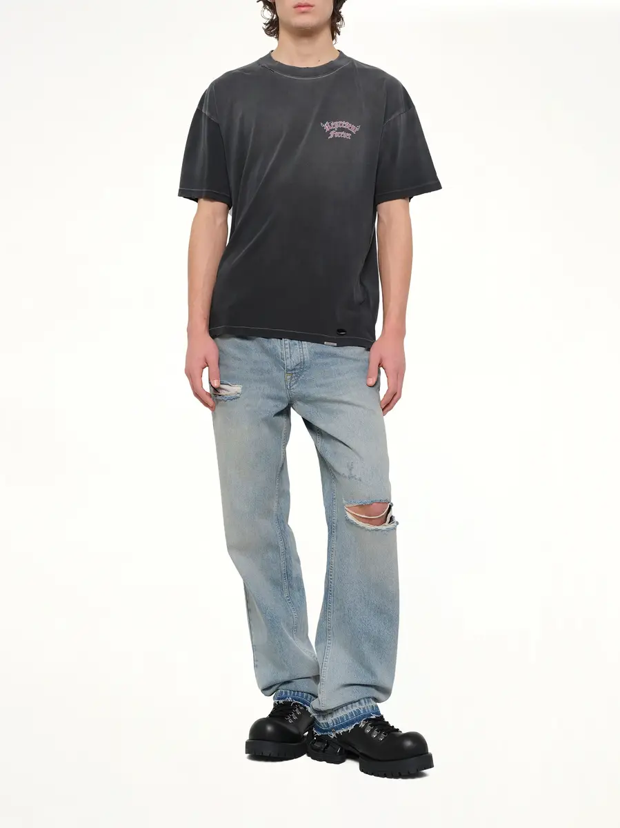 Represent Duality T-shirt in Washed Black | Thumbnail 4 Represent Duality T-shirt in Washed Black | Thumbnail 4