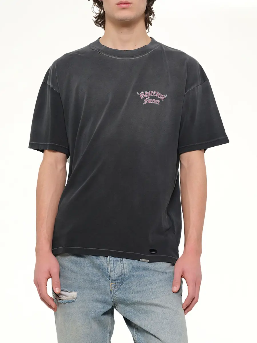 Represent Duality T-shirt in Washed Black | Thumbnail 6 Represent Duality T-shirt in Washed Black | Thumbnail 6