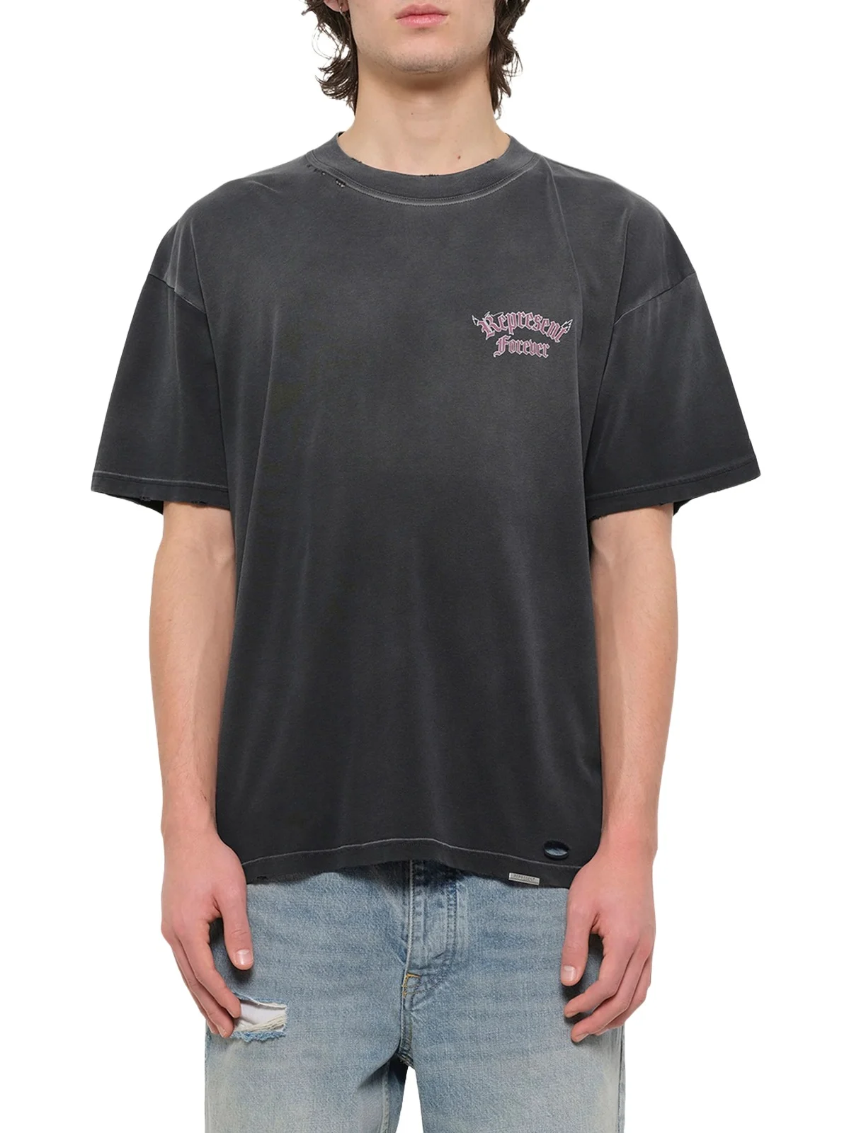 Duality T-shirt in Washed Black Duality T-shirt in Washed Black