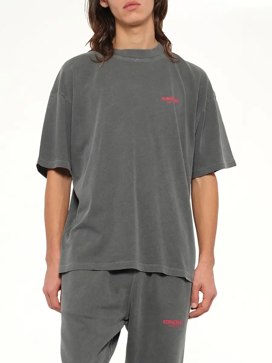 Represent Represent Owners Club T-shirt in Washed Black | Thumbnail 6 Represent Represent Owners Club T-shirt in Washed Black | Thumbnail 6