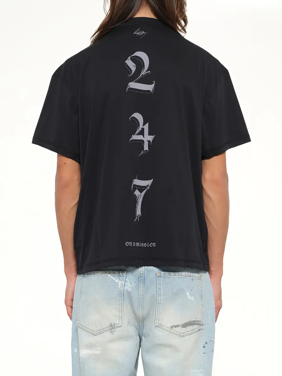 Represent 247 Knight SS T-shirt in Jet Black | Thumbnail 5 Represent 247 Knight SS T-shirt in Jet Black | Thumbnail 5