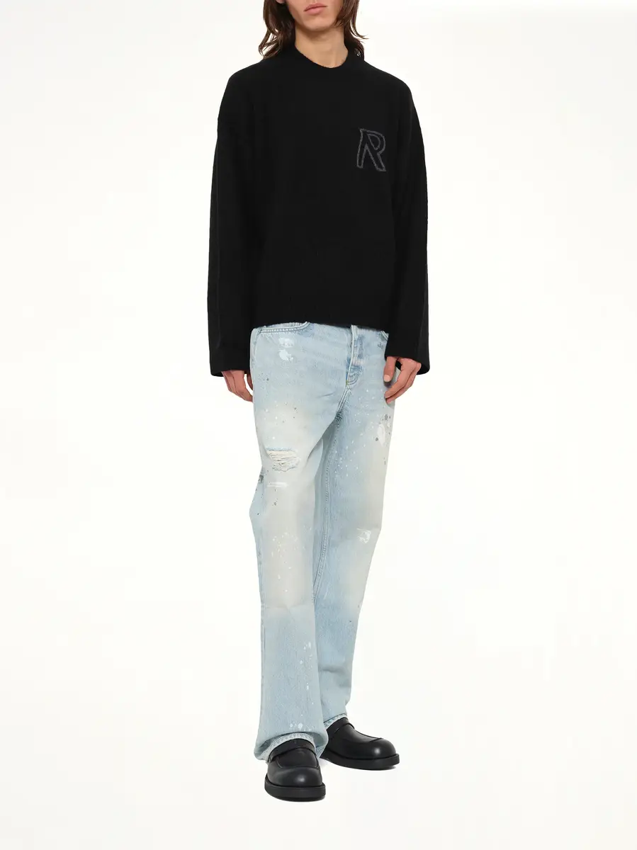 Represent Logo Knit Sweater | Thumbnail 4 Represent Logo Knit Sweater | Thumbnail 4