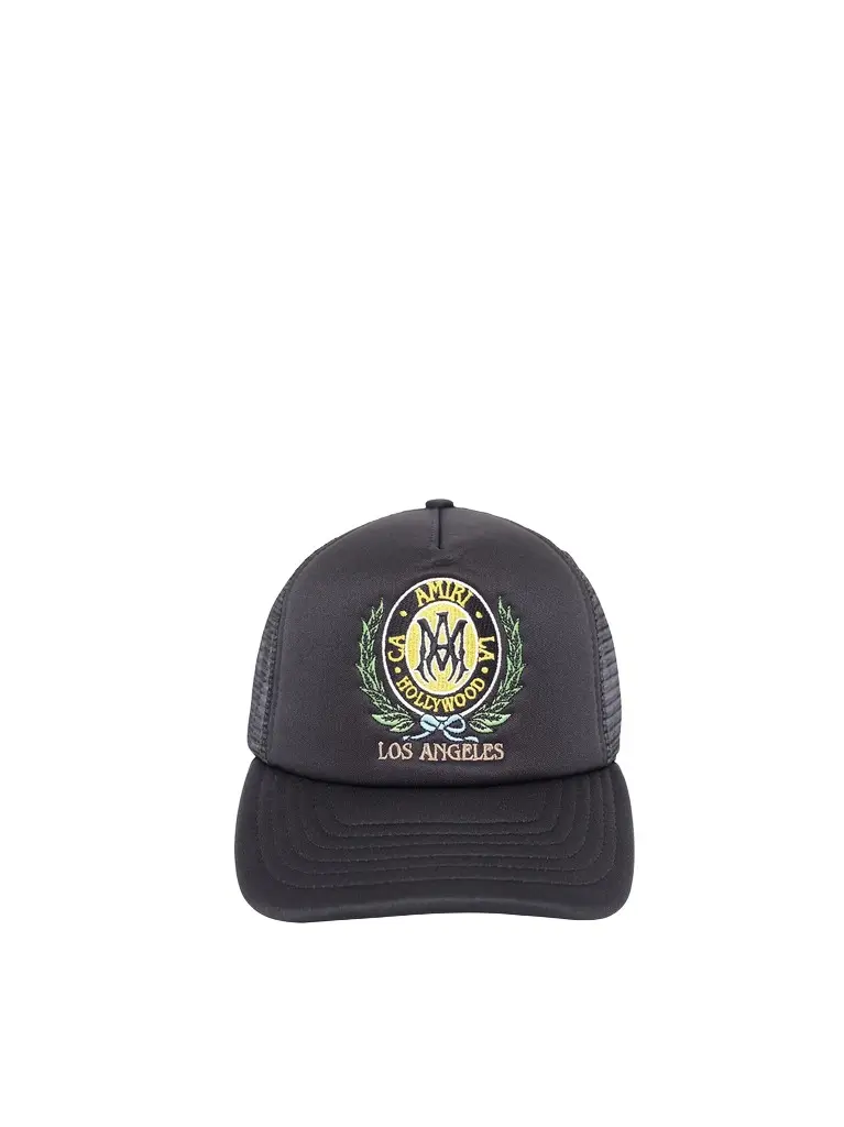 AMIRI MA Crest Trucker Hat
