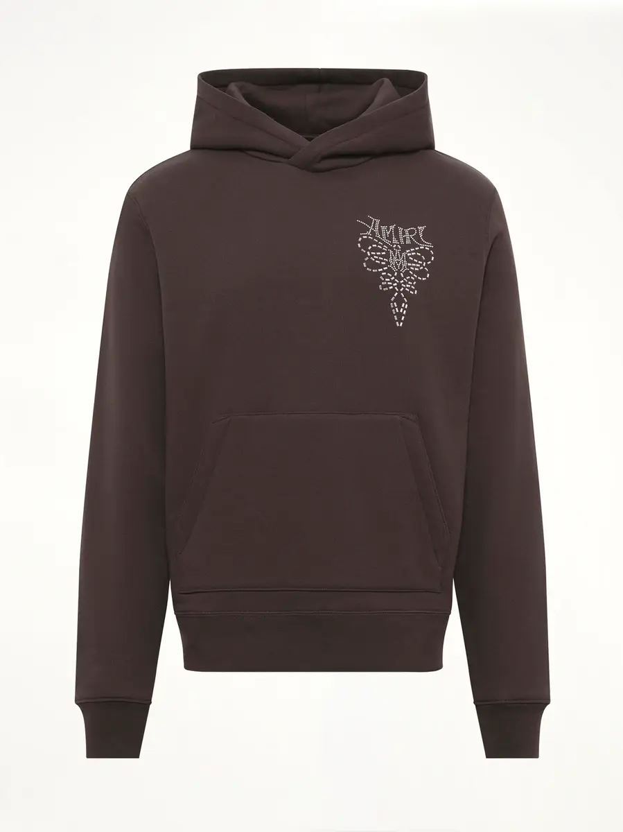 AMIRI Amiri Lasso Embroidered Hoodie in Husk | Thumbnail 2 AMIRI Amiri Lasso Embroidered Hoodie in Husk | Thumbnail 2