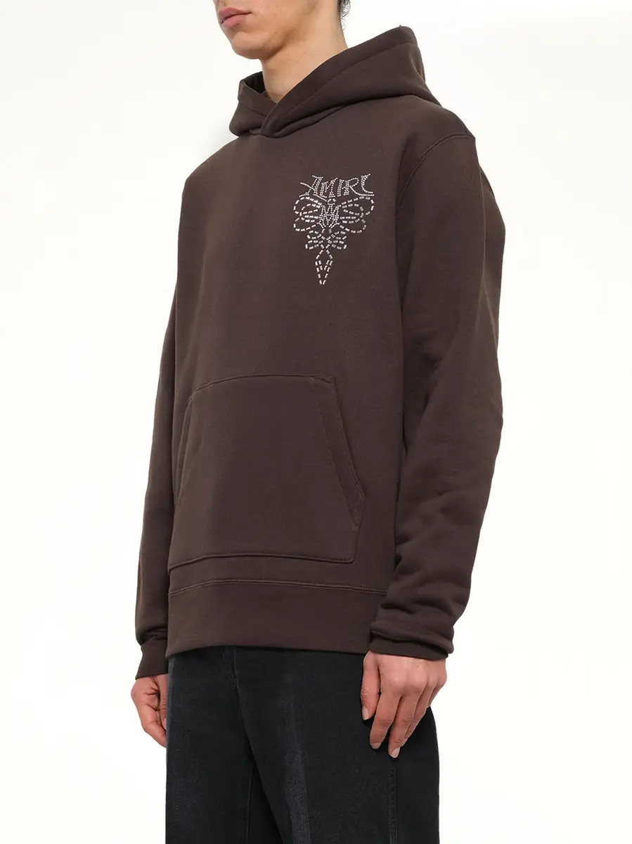 AMIRI Amiri Lasso Embroidered Hoodie in Husk | Thumbnail 3 AMIRI Amiri Lasso Embroidered Hoodie in Husk | Thumbnail 3