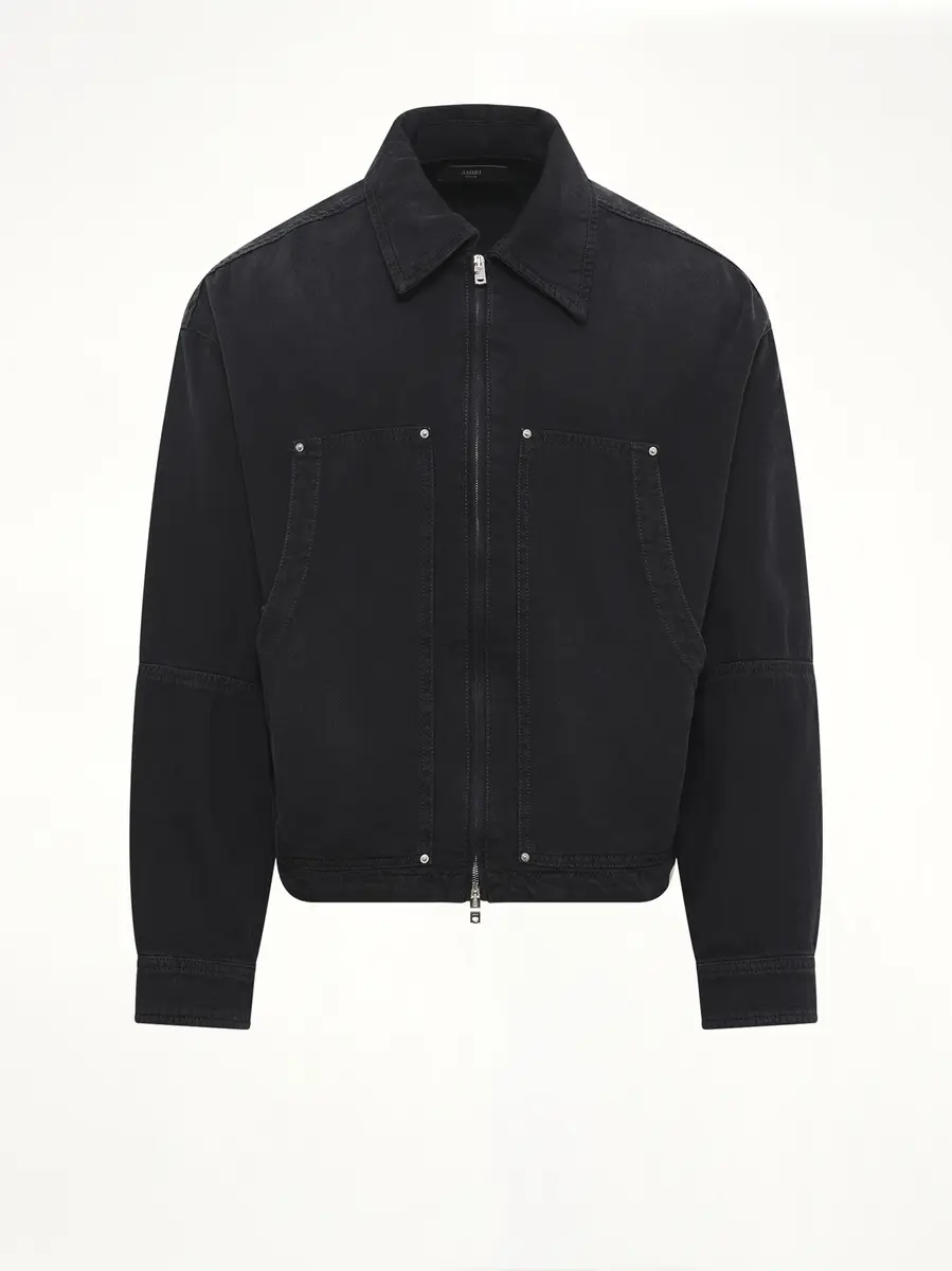 AMIRI Denim Work Jacket in Vintage Black | Thumbnail 2 AMIRI Denim Work Jacket in Vintage Black | Thumbnail 2