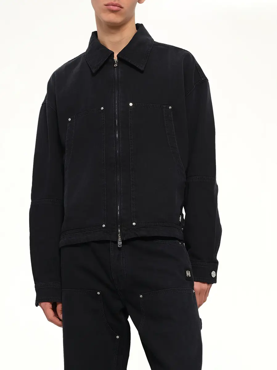 AMIRI Denim Work Jacket in Vintage Black | Thumbnail 6 AMIRI Denim Work Jacket in Vintage Black | Thumbnail 6