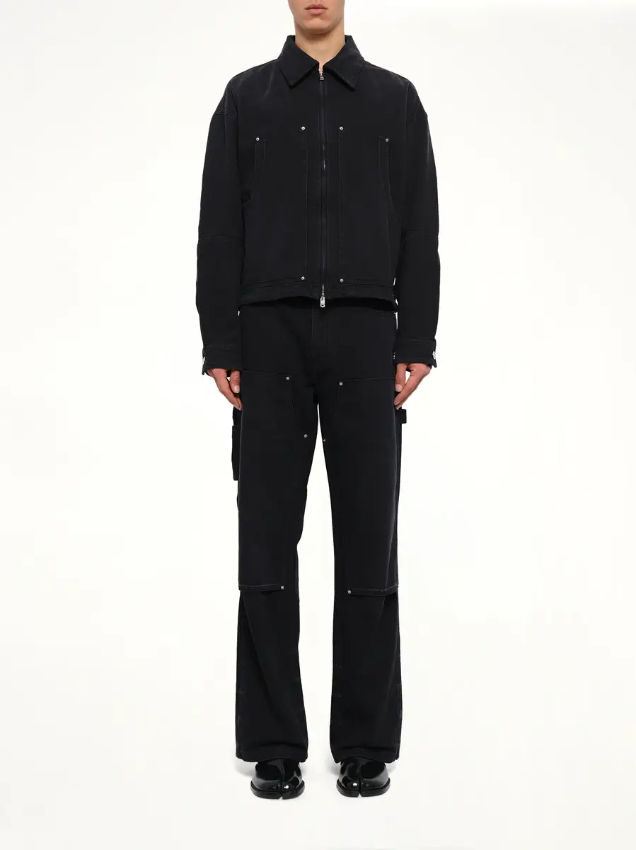 AMIRI Denim Work Jacket in Vintage Black | Thumbnail 7 AMIRI Denim Work Jacket in Vintage Black | Thumbnail 7