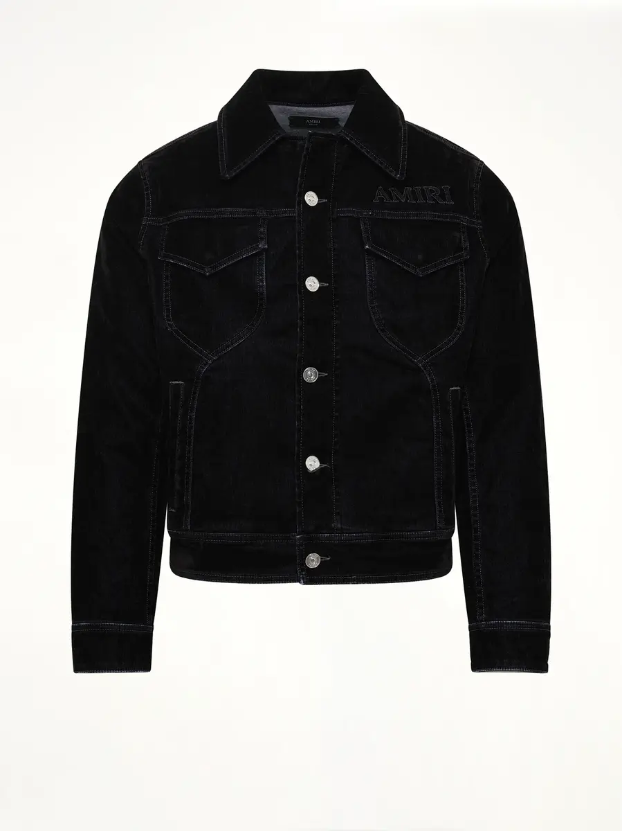 AMIRI Vintage Cut Flock Denim Jacket | Thumbnail 2 AMIRI Vintage Cut Flock Denim Jacket | Thumbnail 2