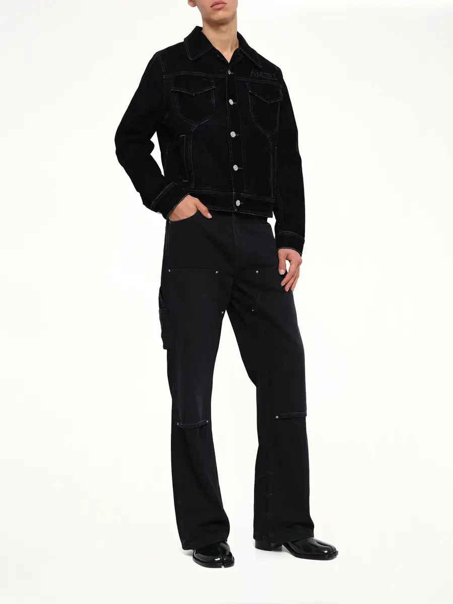 AMIRI Vintage Cut Flock Denim Jacket | Thumbnail 4 AMIRI Vintage Cut Flock Denim Jacket | Thumbnail 4