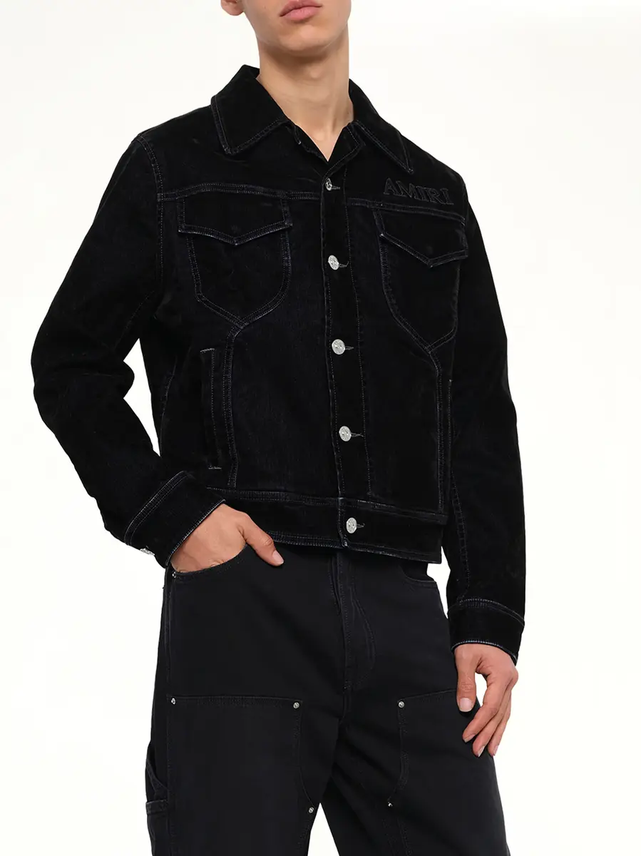 AMIRI Vintage Cut Flock Denim Jacket | Thumbnail 6 AMIRI Vintage Cut Flock Denim Jacket | Thumbnail 6