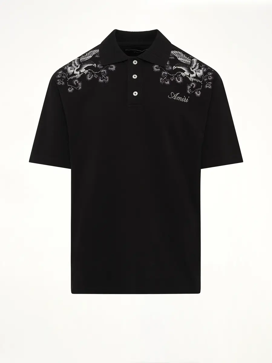AMIRI Floral Embroidered Polo | Thumbnail 2 AMIRI Floral Embroidered Polo | Thumbnail 2