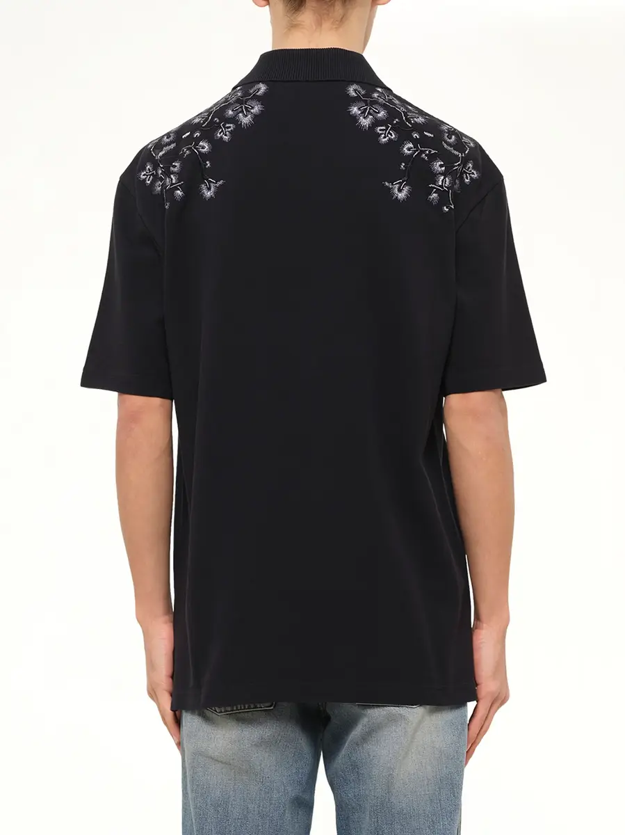 AMIRI Floral Embroidered Polo | Thumbnail 5 AMIRI Floral Embroidered Polo | Thumbnail 5