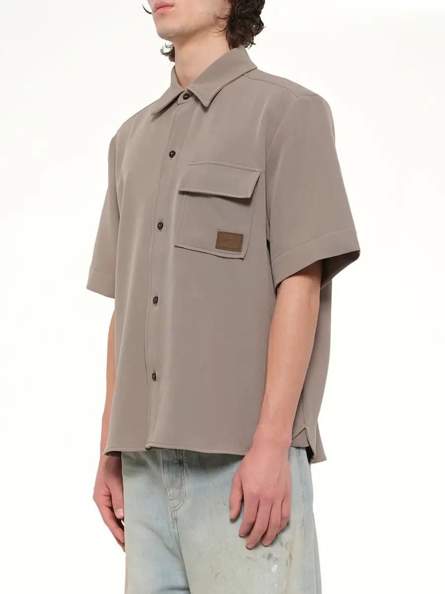 AMIRI Amiri Patch Cady Pocket Shirt in Dark Sand | Thumbnail 3 AMIRI Amiri Patch Cady Pocket Shirt in Dark Sand | Thumbnail 3