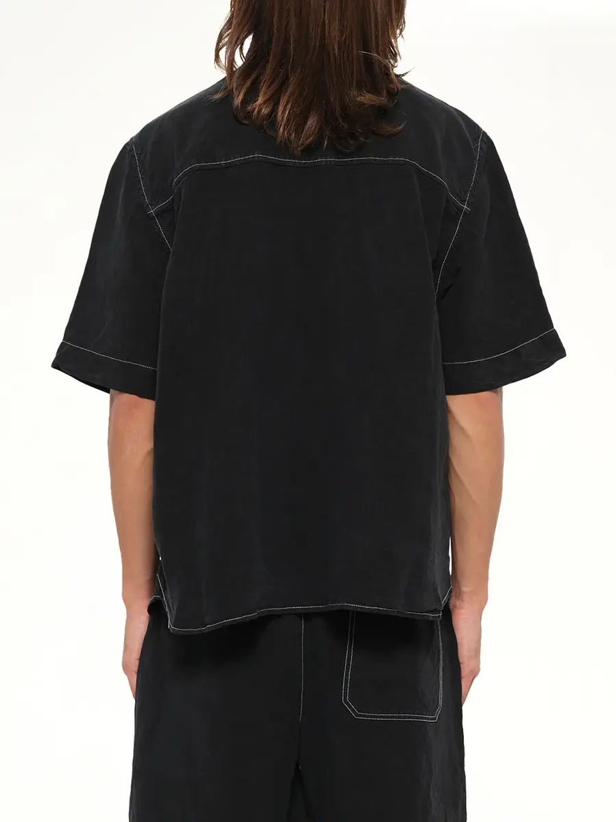 AMIRI Script Linen Pocket Shirt | Thumbnail 5 AMIRI Script Linen Pocket Shirt | Thumbnail 5